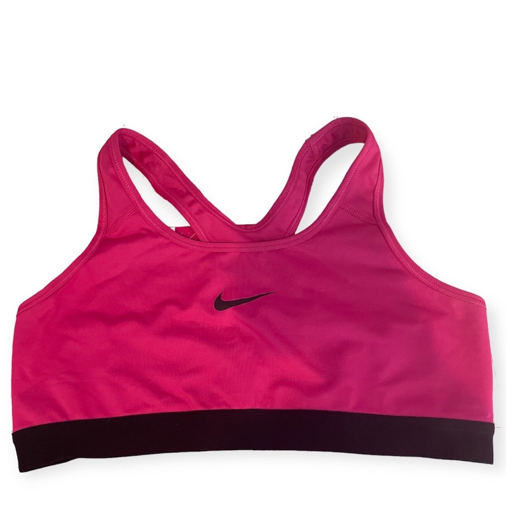 Nike Hot Pink and Black Sports Bra